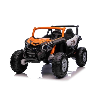 Duży Buggy dla dzieci UTV X3 Off-Road 2-osobowy 4 x 200W Pomarańczowy BBH-028.POM